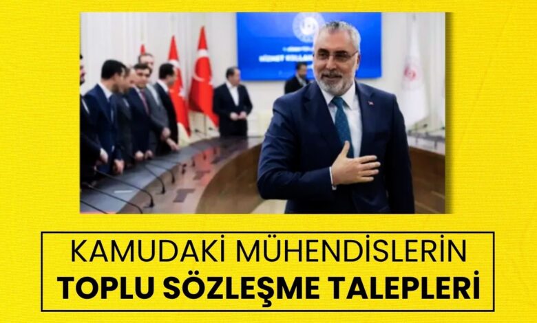 Kamu Mühendisleri, Mimarları ve Şehir Plancılarından Toplu Sözleşme Talepleri (8 Madde)