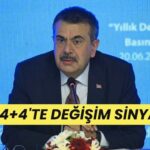 Eğitim Modeli Değişiyor Mu? Bakan Tekin’den 4+4+4 Sisteminde Değişiklik Sinyali!