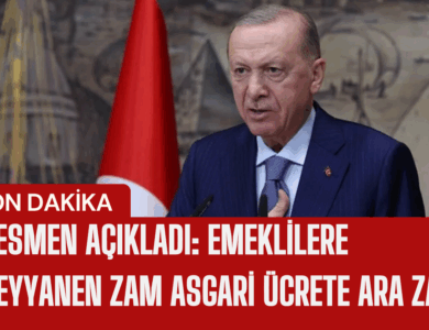 Resmen Açıkladı: Emeklilere Seyyanen Zam Asgari Ücrete Ara Zam!