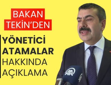 Son Dakika: Bakan Tekin Canlı Yayında Açıkladı: Okul Müdürleri Artık Millî Eğitim Akademisi'nden Seçilecek!