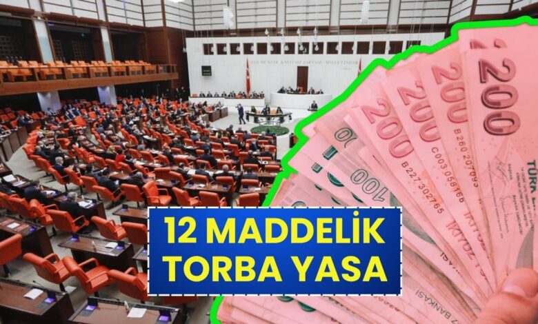 Son Dakika: Emekli Maaşları ve Çalışma Hayatıyla İlgili 12 Maddelik Torba Yasa Geliyor