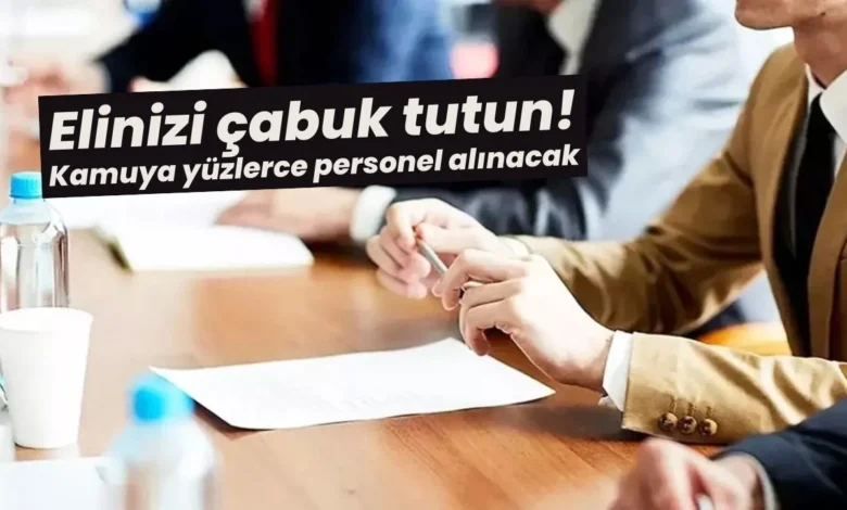 Kamuda ve Hastanelerde Büyük İstihdam Hamlesi: 50-55 KPSS Puanıyla Memur ve Personel Alımı Yapılıyor!