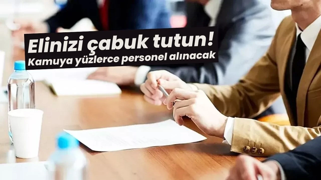Kamuda ve Hastanelerde Büyük İstihdam Hamlesi: 50-55 KPSS Puanıyla Memur ve Personel Alımı Yapılıyor!