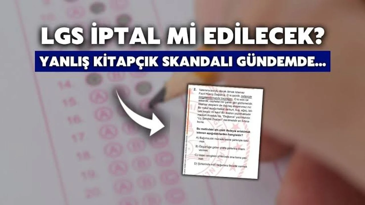 Son Dakika: LGS İptal mi Edilecek?