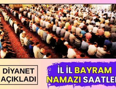 2025 Kurban Bayramı Namaz Vakitleri Belli Oldu: İşte İl İl Namaz Saatleri!