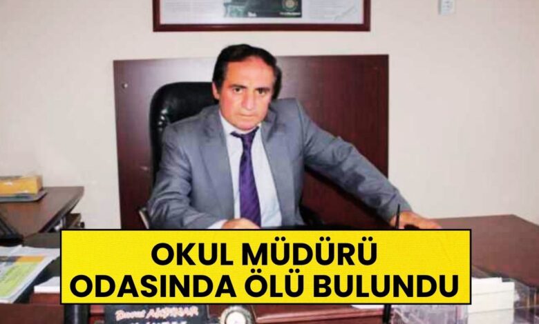 MEB'de Şok Eden Olay: Okul Müdürü Odasında Ölü Bulundu!