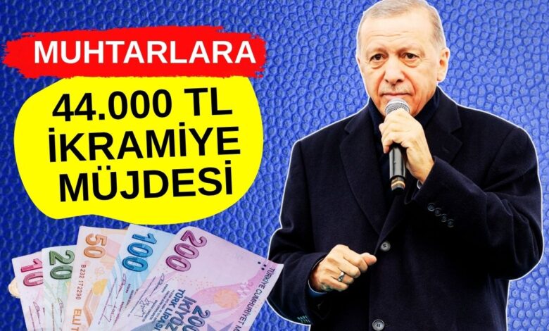 Muhtarlara Bayram Müjdesi: 44.000 TL İkramiye Resmen Açıklandı!