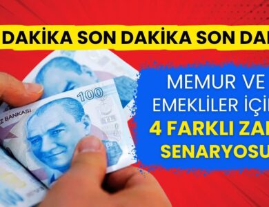 SON DAKİKA HABERİ: Memur ve emekli maaşları için 4 farklı zam senaryosu!