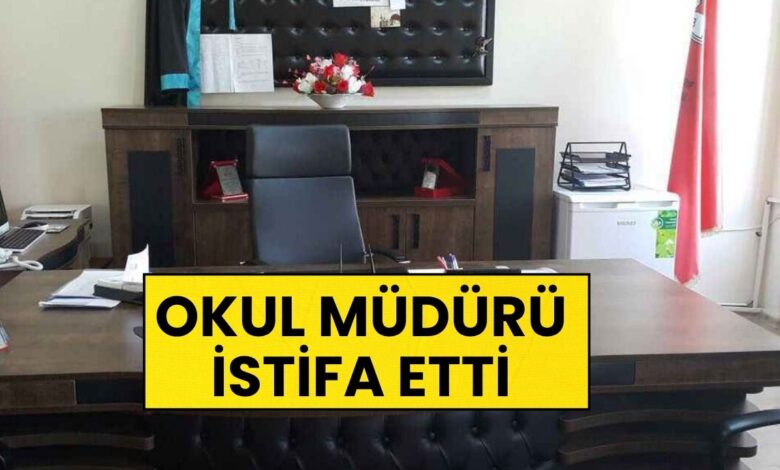 Baskılara Dayanamadı: Okul Müdürü İstifa Etti!