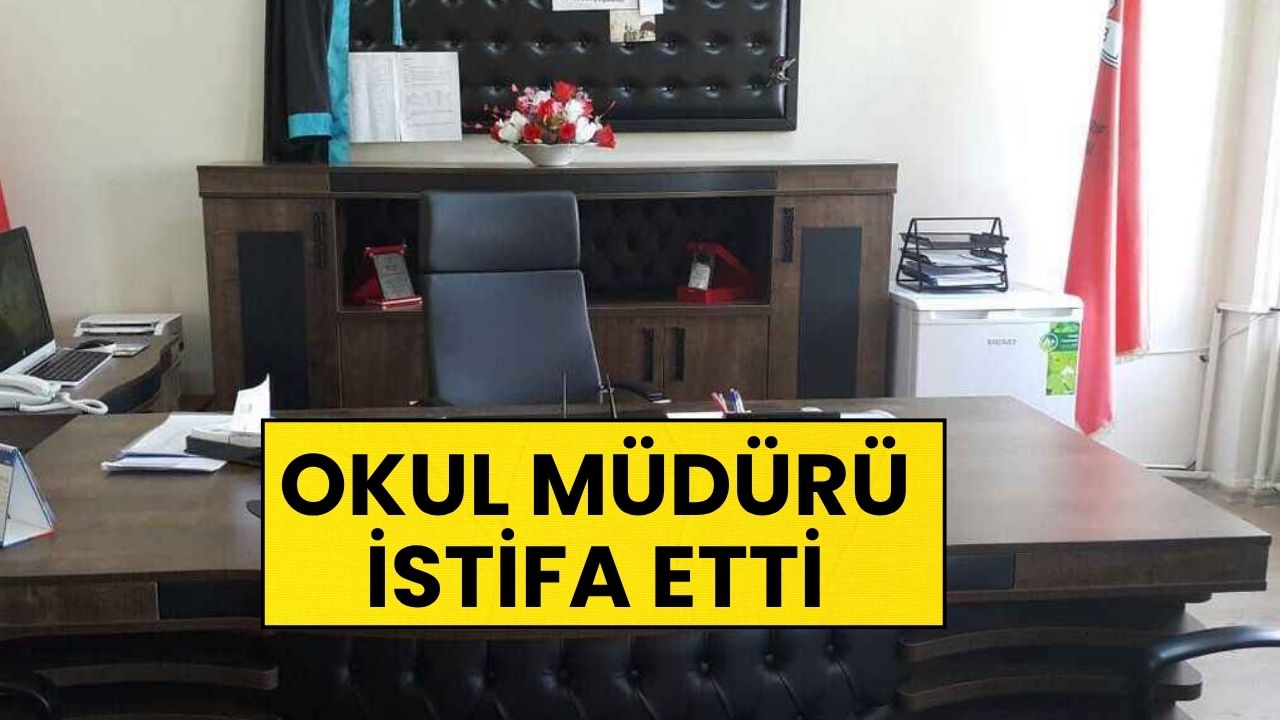 Baskılara Dayanamadı: Okul Müdürü İstifa Etti!