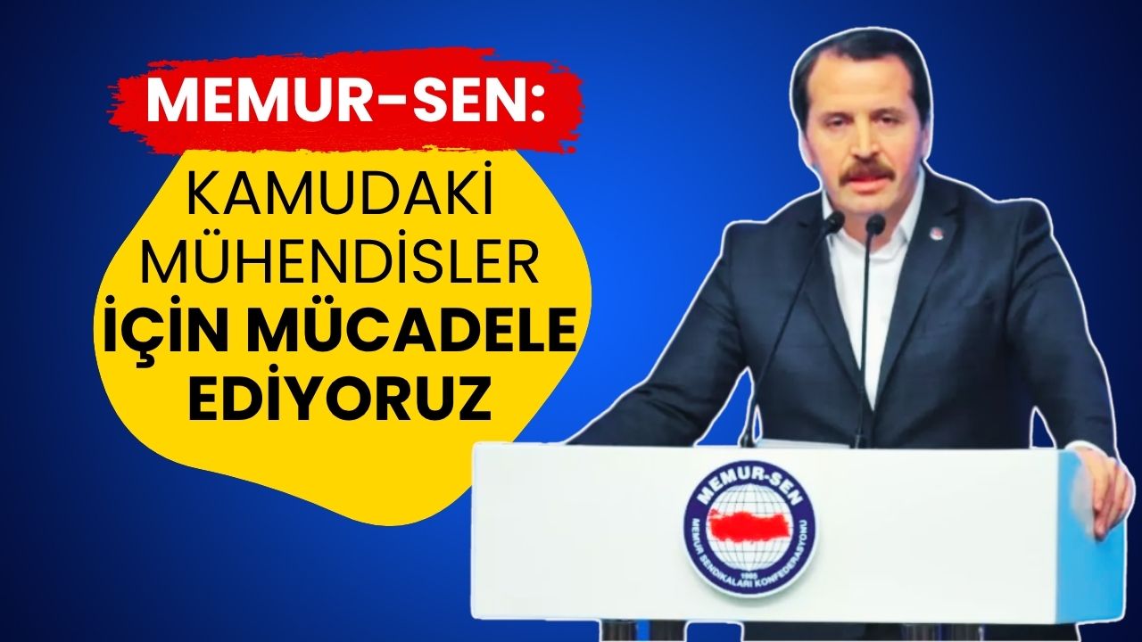 Memur-Sen'den Kamudaki Mühendislere Destek: "Sorunlarınızın Çözümü İçin Mücadele Ediyoruz!"