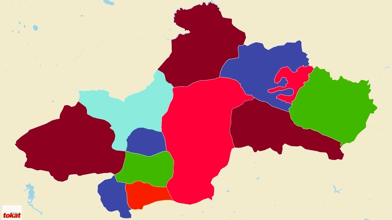 Tokat ve İlçelerine Yeni İsimler Verildi! 11 İlçenin İsmi Değişti