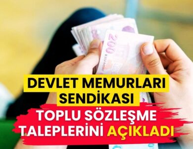 Devlet Memurları Sendikası Toplu Sözleşme Taleplerini Açıkladı: Bayram İkramiyesi, 3600 Ek Gösterge, Yardımcı Hizmetler Sınıfı, Mühendislik Meslek Kanunu, Gelir Vergisi...