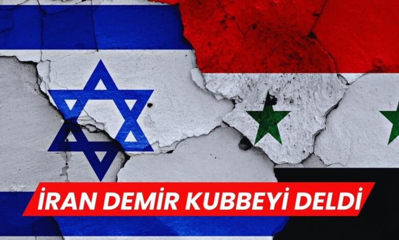 Son Dakika: İran 'Demir Kubbe'yi Deldi, Tel Aviv'e Füze Yağdı!