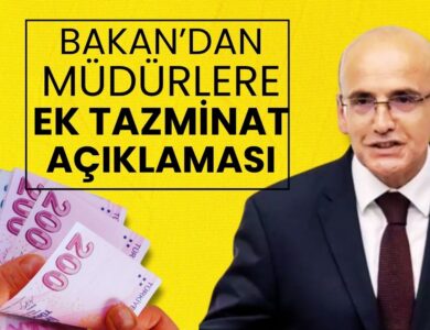Bakan Şimşek’ten Şube Müdürlerine Ek Tazminat Açıklaması