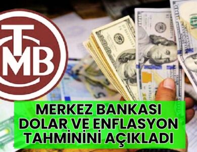 Merkez Bankası yayımladı: İşte yıl sonu dolar ve enflasyon tahmini