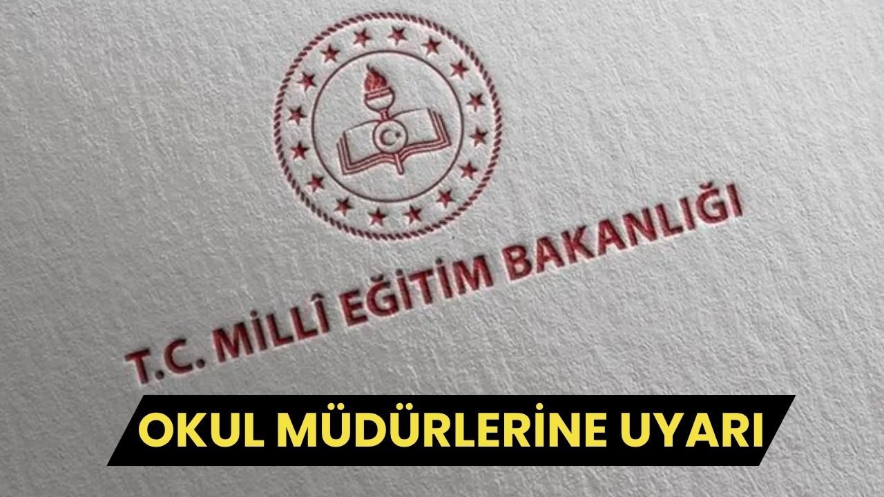 MEB'den Okul Müdürlerine 2025 Ödül İşlemleri Uyarısı