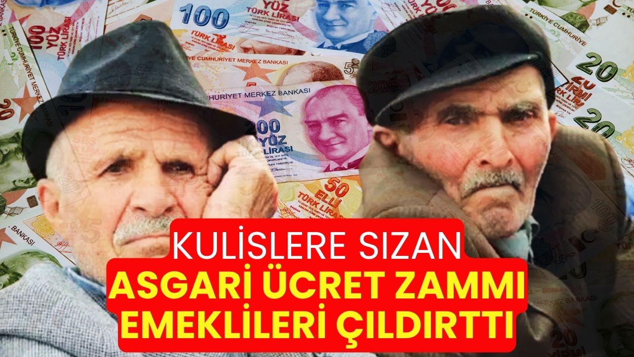 Kulislerden sızan asgari ücret zammı emeklileri çıldırttı