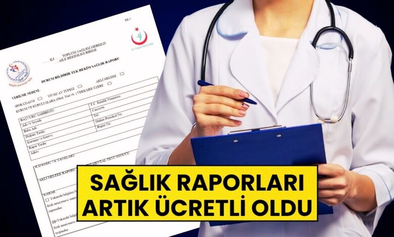 Memurlara Kötü Haber: Sağlık Raporları Artık Ücretli Oldu!