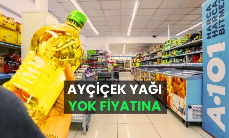 Duyduk Duymadık Demeyin! A101'de Ayçiçek Yağında Büyük indirim Başlıyor!