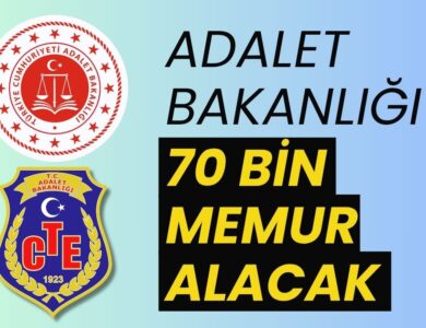 Memur Adaylarına Müjde: Adalet Bakanlığı ve CTE 70 Bin Yeni Personel Alacak!