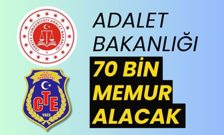 Memur Adaylarına Müjde: Adalet Bakanlığı ve CTE 70 Bin Yeni Personel Alacak!
