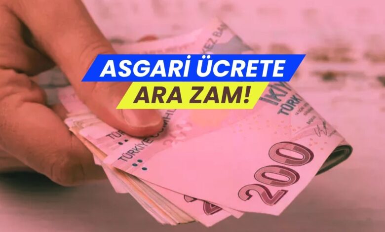 Asgari Ücret Zammında 5'li Tablo Ortaya Çıktı!