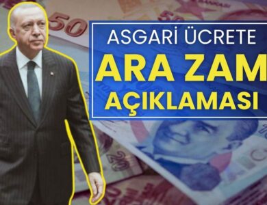 Son dakika: Cumhurbaşkanı Erdoğan'dan asgari ücrete ara zam açıklaması!
