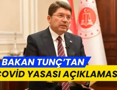 Adalet Bakanı Tunç'tan Covid Yasası Açıklaması!