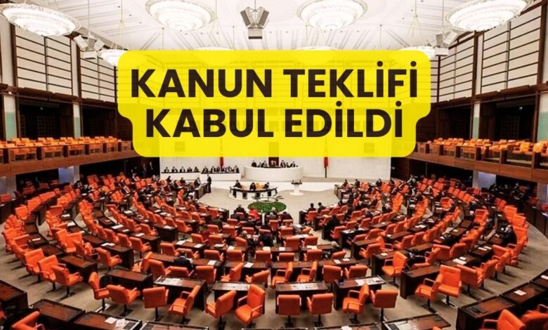 Son dakika: Bazı kanunlarda değişiklikler yapılmasını içeren kanun teklifi, TBMM'de kabul edildi