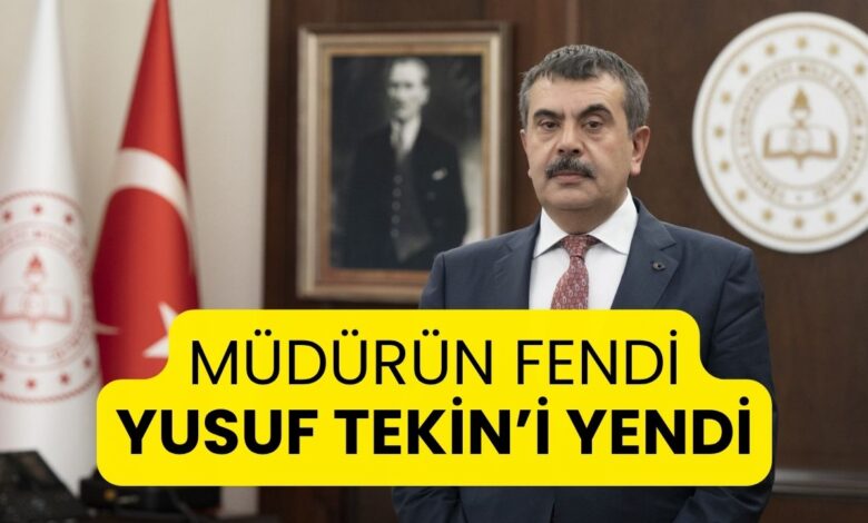 Maarif Modeli Çöktü: "Okul Müdürünün Fendi, Yusuf Tekin'i Yendi"