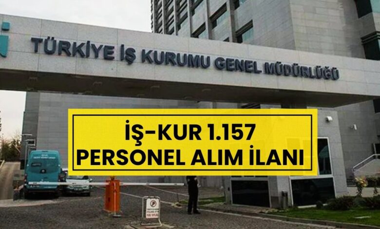 MEB, Sağlık, DSİ, OGM ve Kaymakamlıklara Personel Alım Duyurusu: İŞKUR ile 1157 Kişiye İş Fırsatı!