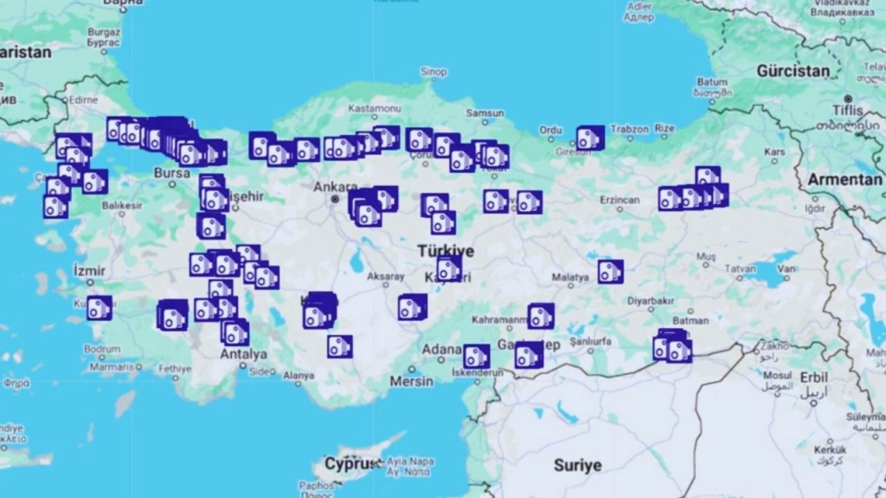 Emniyet Genel Müdürlüğü Sitesinde Yayınladı : Sabit Radar Noktaları Açıklandı