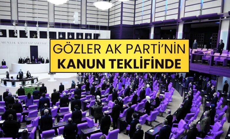 Bayramı Sonrası Meclis'in Gündemi Yoğun: Gözler AK Parti'nin Teklifinde!