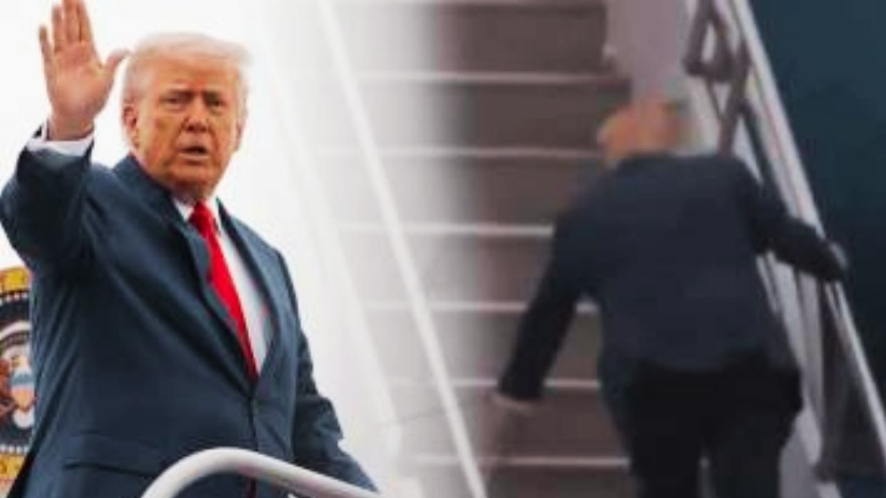 Trump, Biden'a ettiğini buldu: Uçaktan düştü